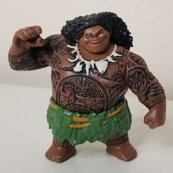 Jakks Disneys Moanas Maui 4” Action Figure No Hook - Picture 5 of 5